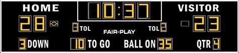 Fb 8145 2 Football Scoreboard Fair Play Scoreboards