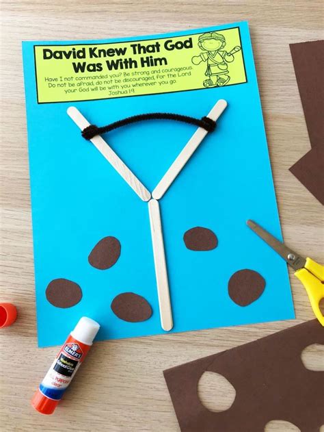 David And Goliath Slingshot Craft Sunday School Crafts For Kids