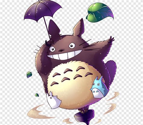 Free Download My Neighbor Totoro Artist Totoro Purple Game Png
