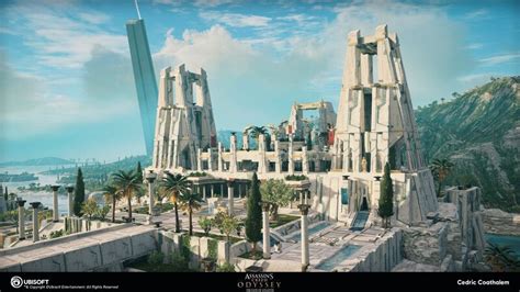 Artstation Assassins Creed Odyssey Atlantis Fantasy World Map Fantasy City Assassins