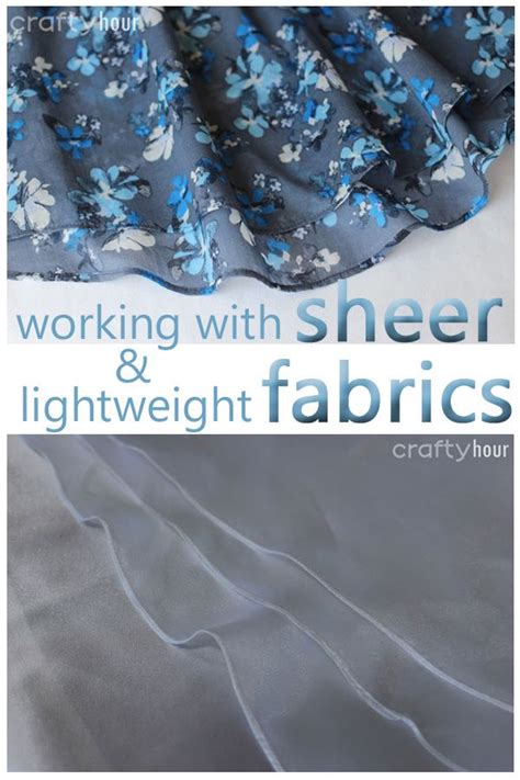 How to hem sheer or lightweight fabrics - So Sew Easy | Sewing