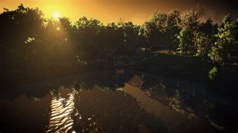 Wallpaper Sunlight Forest Video Games Sunset Night Nature