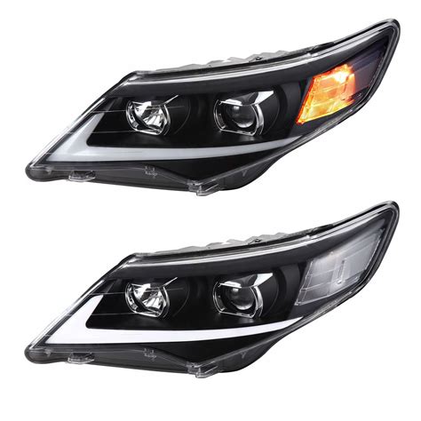 Lr Set Headlights With Led Drl Projector Front Lamp For 2012 2014