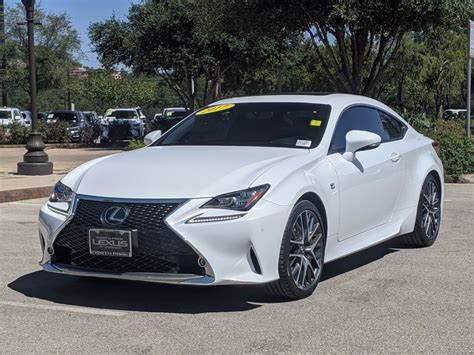 Specially designed michelin pilot sport 4s tyres reduce understeer, improve overall lateral grip and increase durability under extreme conditions. L/Certified 2017 Lexus RC RC 350 F Sport 2dr Car in San ...