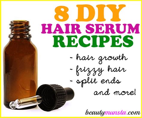 For frizzy and dry hair. 8 Best DIY Hair Serum Recipes for All Hair Types + More ...