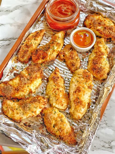 baked parmesan chicken tenders the tipsy housewife