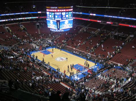It has undergone multiple renovations, modernizing their central video board and adding led displays lining the mezzanine level. Wells Fargo Center | Wells Fargo Center is a sports arena ...