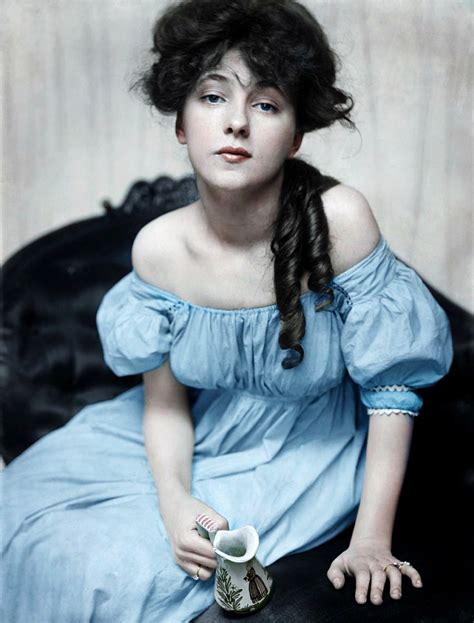 Worlds 1st Supermodel Colour Photos Of Evelyn Nesbit Who Was Involved In Murder Scandal