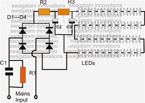 Simple Led Bulb Circuit Diagram