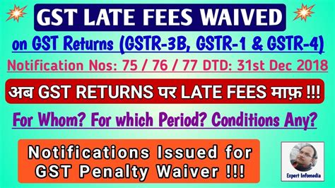He government may, by notification, waive in part or full. Waive Penalty Fee - No Proposal To Waive Penalty Interest ...