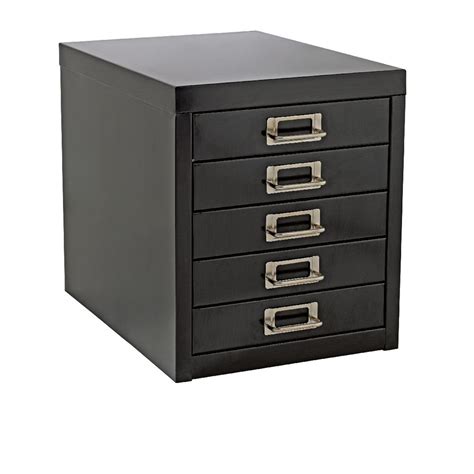 This nifty little card holder is shaped like a miniature filing cabinet. NEW A4 Drawer Mini Filing Unit Black 5 Storage Cabinet ...