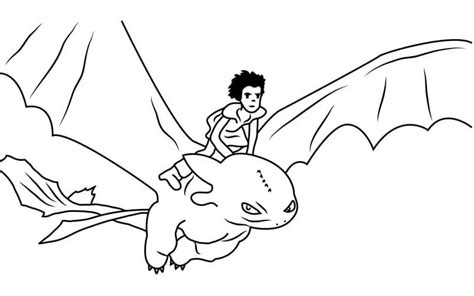 Desenho De Banguela 12 De Como Treinar O Seu Dragão Para Colorir