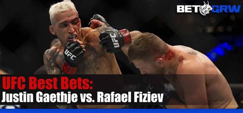 UFC Justin Gaethje Vs Rafael Fiziev Odds Analysis And