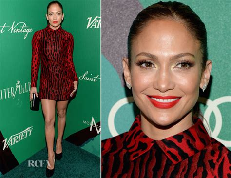 Jennifer Lopez In Valentino 2014 Variety Power Of Women Event Red