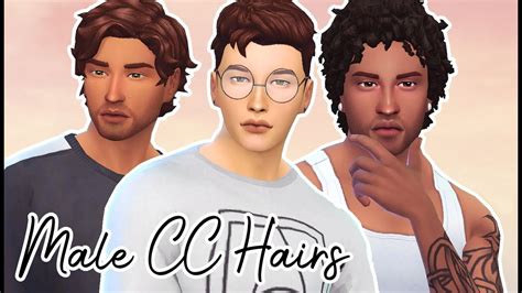 The Sims 4 Male Maxis Match Hair Collection Showcase And Download