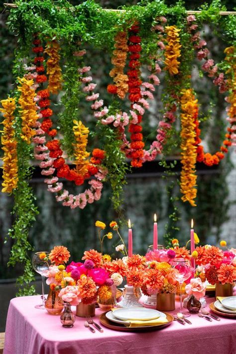 How to draw indian rose garlands in adobe illustrator tutorial flower garland drawings fine art america Ultra colorful wedding inspired by Indian floral garlands ...