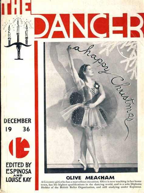 December 1936 The Dancer Bbo Ballet Vintage Magazine Edespinosa Louisa
