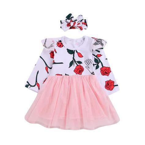 2019 Puseky Baby Girl Dress For Girls Clothing Long Sleeve Lace Dress