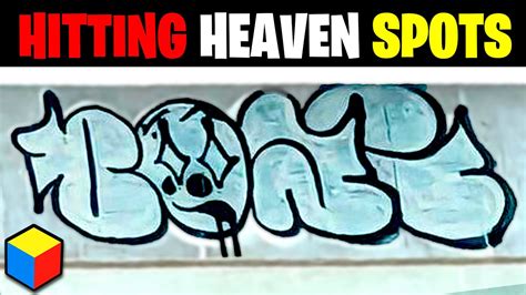 Graffiti Artist Hits Heaven Spots on Highway?! - YouTube