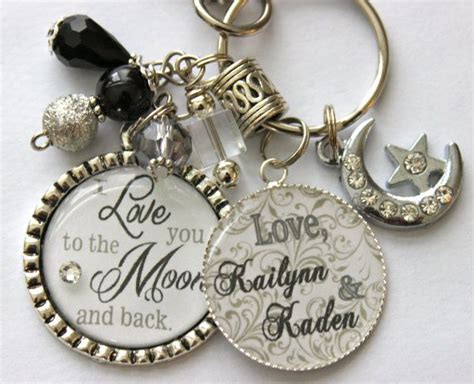 I Love You To The Moon And Back Keychain Name Grandma By Trendytz 2799 Keychain Bottle Cap