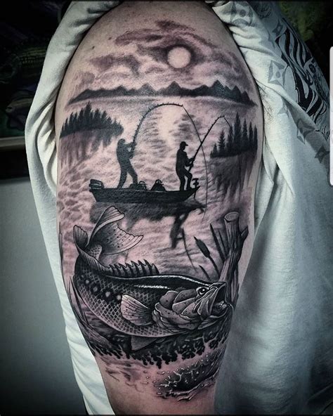 A Bass Fishing Tattoo Fishing Bass Fishing Tattoo Tattoos For