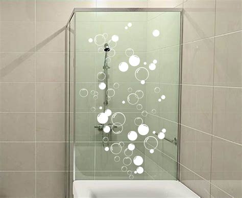 90 Bubbles Sticker Muiti Size Diy Bathroom Shower Door Vinyl Wall Tile