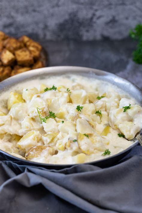 Vegan Creamed Potatoes Healthier Steps