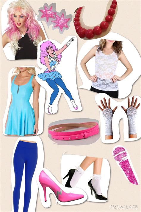 Jem And The Holograms Jem Inspired Outfit Cosplay Jem Jerrica Benton 80s Style Costumes