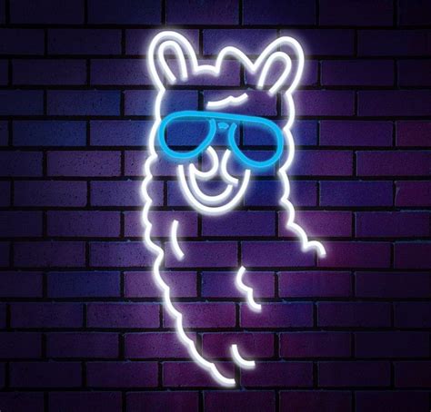 Cool Lama Led Neon Sign Neon Signs Led Neon Signs Neon