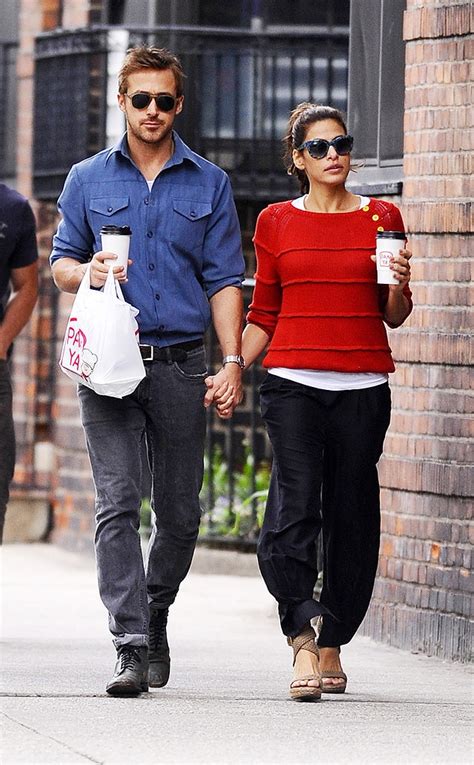 Chic Coffee Runs From Ryan Gosling And Eva Mendes Romance Rewind E News