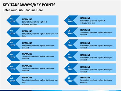 Key Takeaways Powerpoint Template Sketchbubble