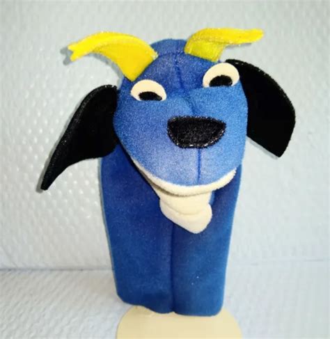 Baby Einstein Vincent Van Goat Hand Puppet Blue 11in Pre Disney Hebrew