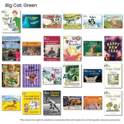 Collins Big Cat Green For Year 1 Collins Big Cat Badger Learning