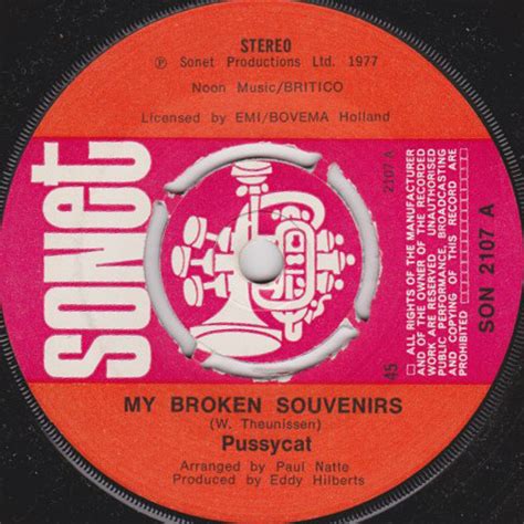Pussycat My Broken Souvenirs 1977 Push Out Centre Vinyl Discogs