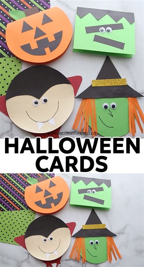 Handmade Halloween Cards With Free Templates The Best Ideas For