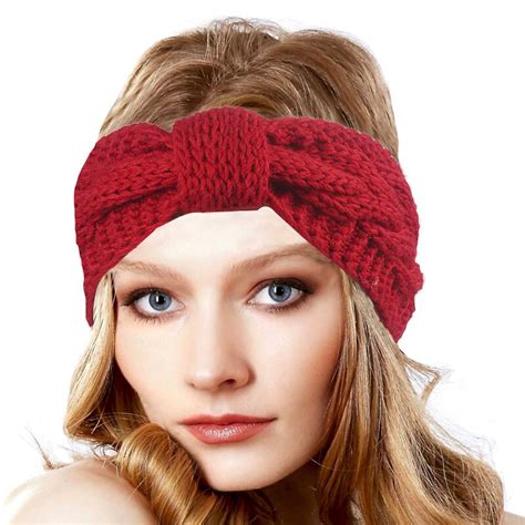 Buy Fashion Winter Knot Headbands For Women Lady Girls