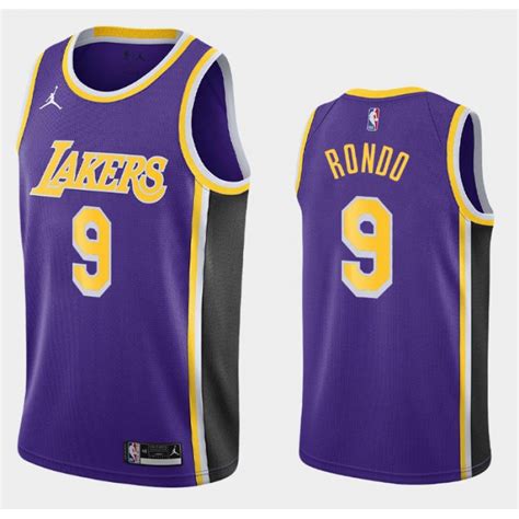 Get box score updates on the minnesota timberwolves vs. Los Angeles Lakers Trikot Rajon Rondo 9 2020-2021 Jordan ...