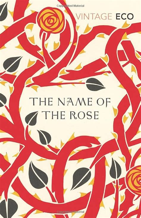 The Name Of The Rose Umberto Eco No Umberto Eco Books Book Cover Design Book Design