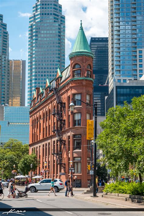 The gooderham building is easy to spot and is a unique landmark in toronto.it resembles the flatiron building in new york but on a smaller scale. Gooderham Building Flatiron Building Toronto Canada ...