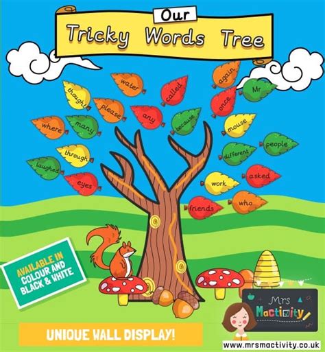 Tricky Words Tree Instant Display Pack Tricky Word Display Ideas