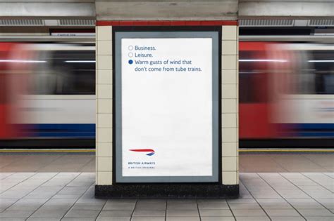 British Airways Flies Comical Billboards In The Uk Designrush