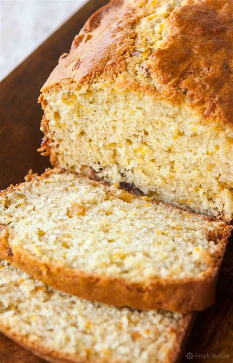 For baking in a traditional oven, bake in a 350 degrees f oven for 25 to 30 minutes or until the bread reaches an internal temperature of 190 degrees f. Orange Bread Recipe | SimplyRecipes.com