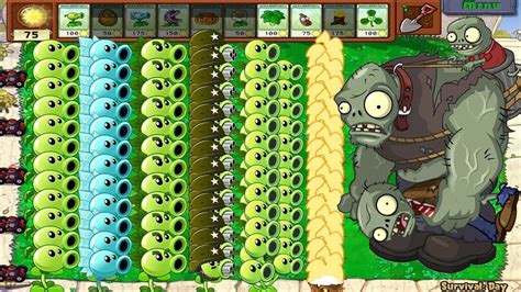 X99 Threepeater Vs Gatling Pea Vs Dr Zombies Plants Vs Zombies Mod