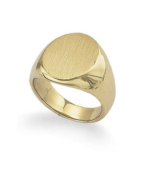 18k Yellow Gold Mens Signet Ring Tara Fine Jewelry