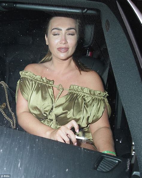 Lauren Goodger Dons Silk Playsuit For Racy Magazine Bash Daily Mail Online