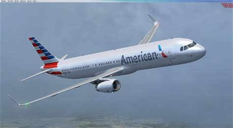 American Airlines Airbus A321 On Fsx Flightsim