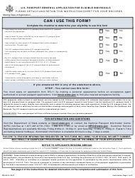 How to fill in the simplified renewal passport application form #theformfiller. Form DS-82 Download Printable PDF or Fill Online U.S ...