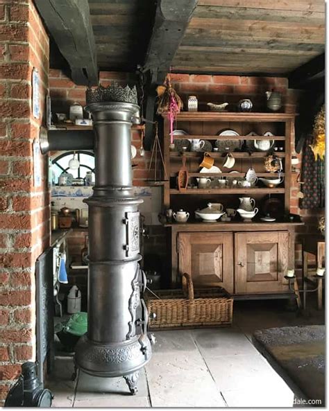Design styles and layout options 101 photos 20 small kitchen makeovers you won't believe 40 photos Farmhouse Design With Faux Wood Beams & Faux Stone Panels ...
