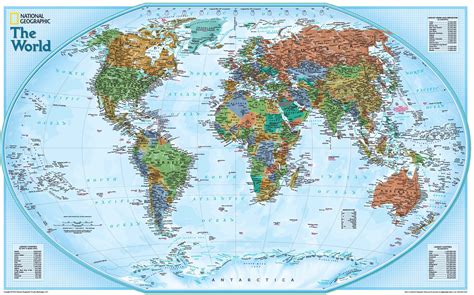 World Political Wall Map By National Geographic Mapsales Images And