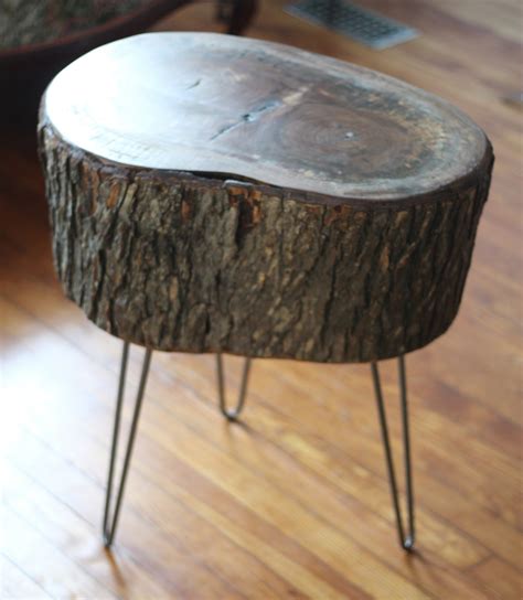 11 Tree Stump Side Table Designs Guide Patterns